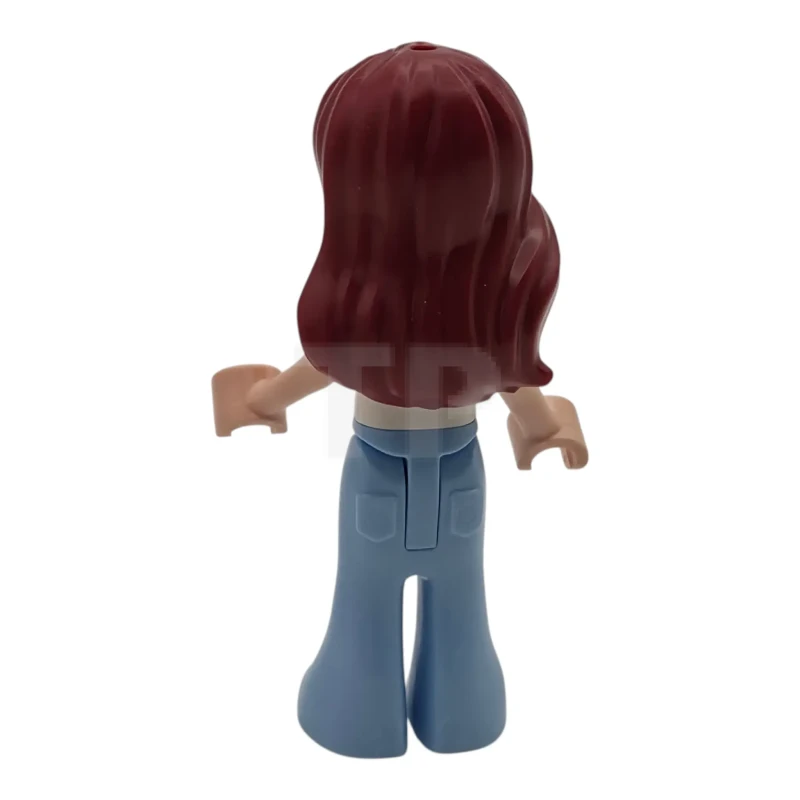 LEGO&reg; frnd0861 Friends Paisley - T-shirt licorne blanc, bas de pantalon bleu clair brillant, chaussures orange.