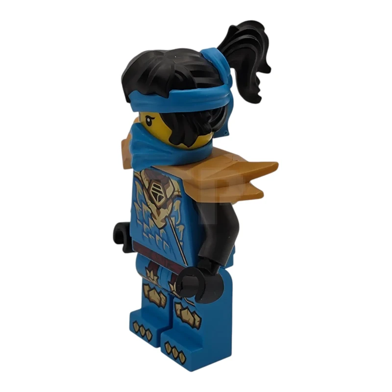 LEGO&reg; njo1036 Nya - Dragons Rising, tunica con testa di drago, capelli, armatura a spalla larga in oro perlato