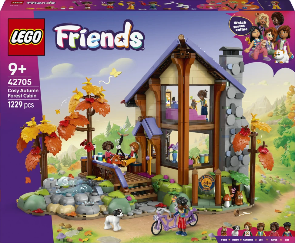 LEGO&reg; 42705 Cozy Fall Forest Cabin