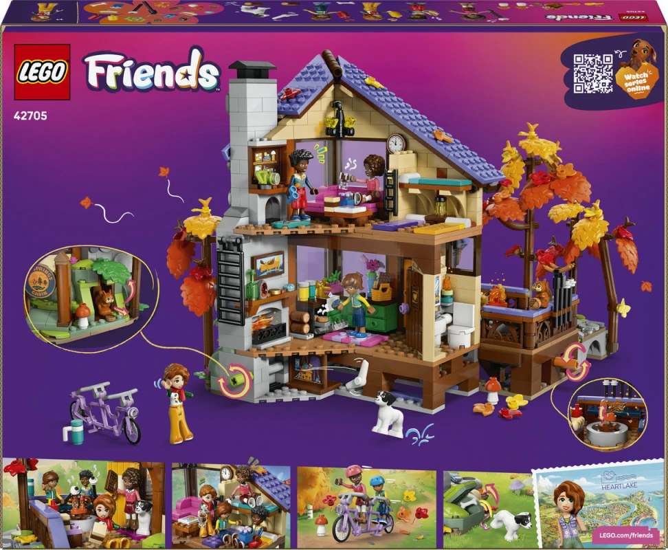 LEGO&reg; 42705 Cozy Fall Forest Cabin