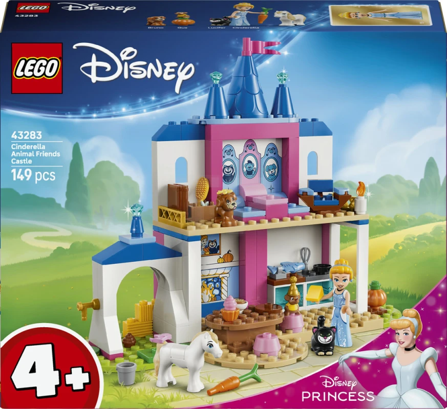 LEGO&reg; 43283 Cinderella Animal Friends Castle