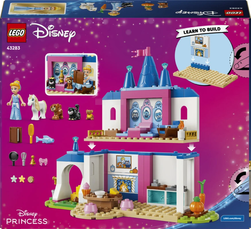LEGO&reg; 43283 Cinderella Animal Friends Castle
