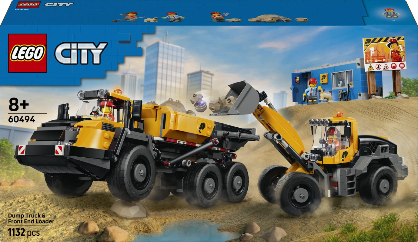 LEGO&reg; 60494 Dump Truck & Front End Loader