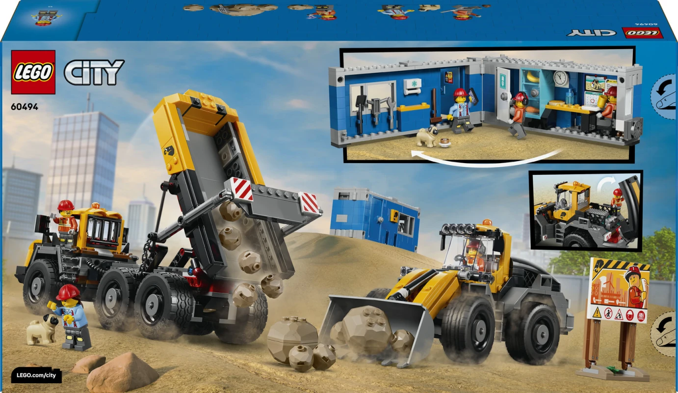 LEGO&reg; 60494 Dump Truck & Front End Loader