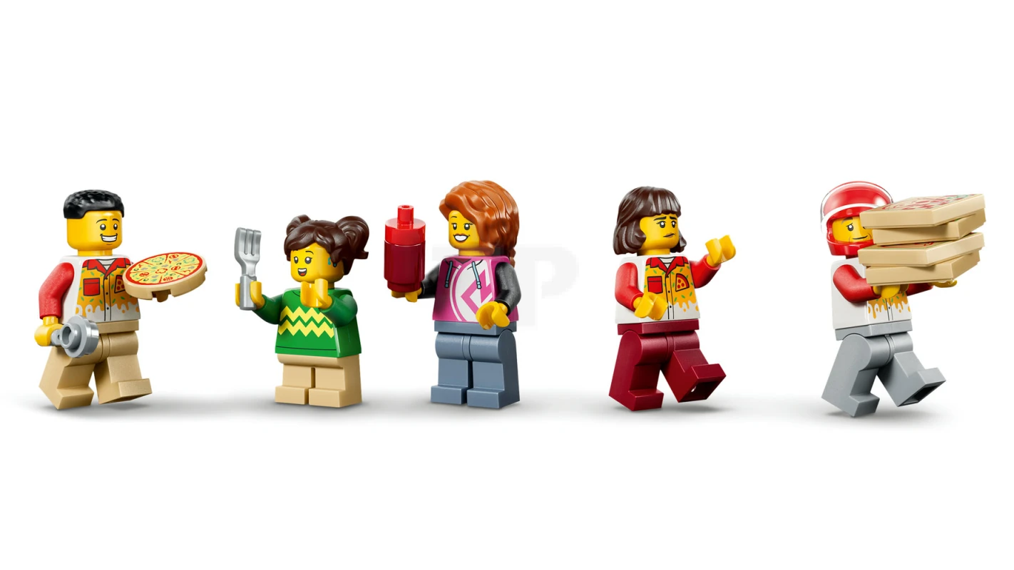 LEGO&reg; 60496 Pizza Delivery Experience with Vehicles