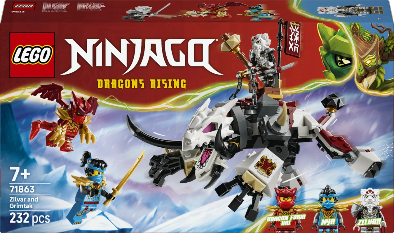 LEGO&reg; 71863 Zilvar and Grimtak the Dragon Beast