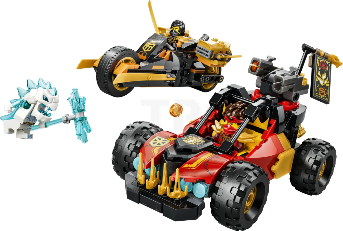 LEGO&reg; 71864 Kai en Cole's combivoertuigen