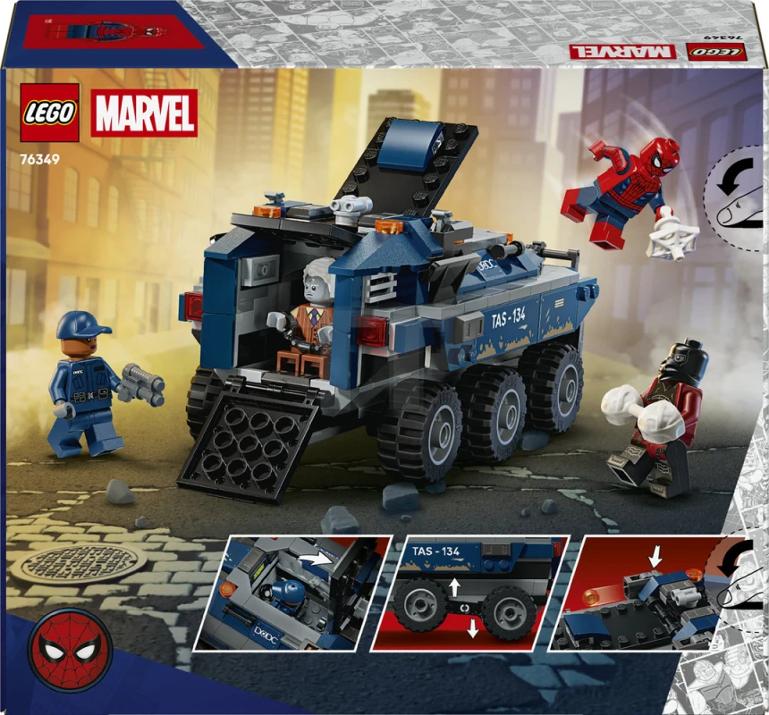 LEGO&reg; 76349 Spider-Man achtervolging van gevangenistransport