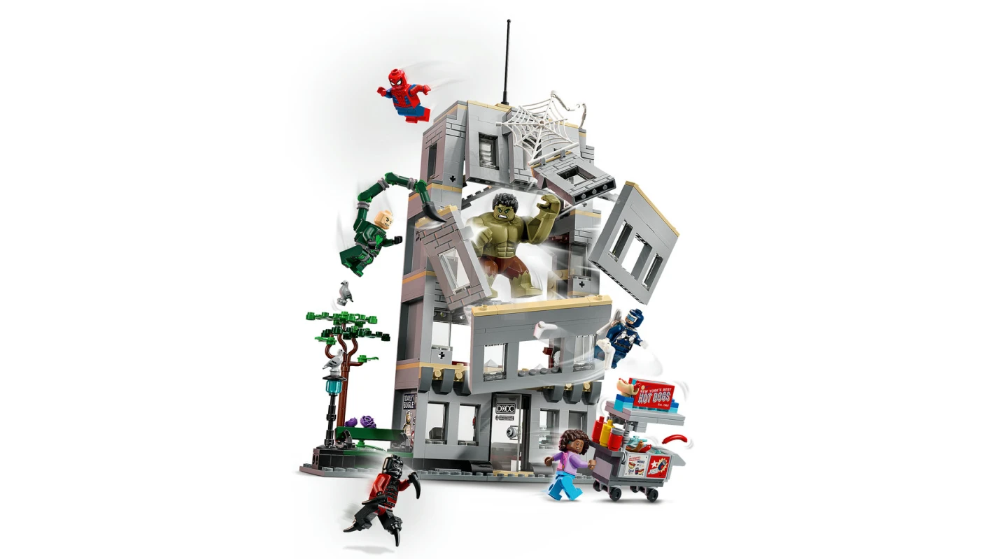 LEGO&reg; 76350 L'affrontement légendaire entre Spider-Man et Hulk
