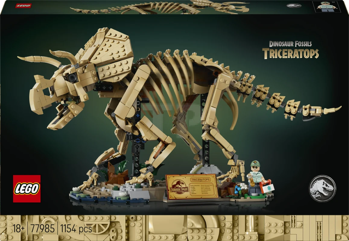 LEGO&reg; 77985 Dinosaur Fossils: Triceratops