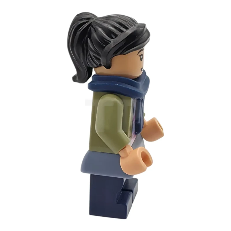 LEGO&reg; hp469 Cho Chang - Chaqueta Verde Oliva, Piernas Medianas Azul Oscuro