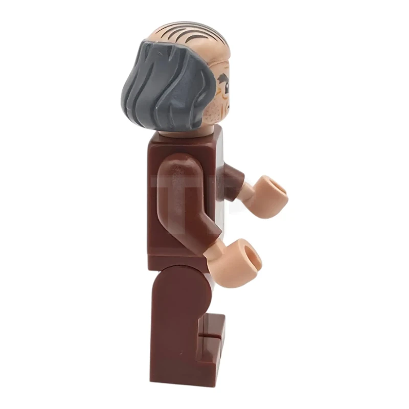 LEGO&reg; hp478 Argus Filch - Bald on Top, Reddish Brown Jacket, Plain Legs
