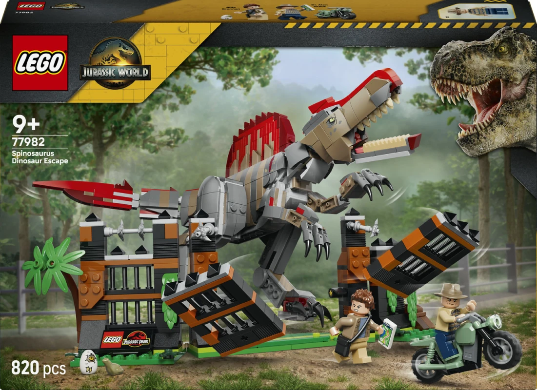 LEGO&reg; 77982 Fuga dal dinosauro Spinosauro