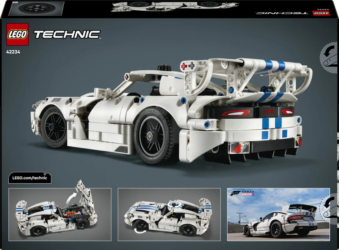 LEGO&reg; 42234 Deportivo Dodge Viper GTS-R