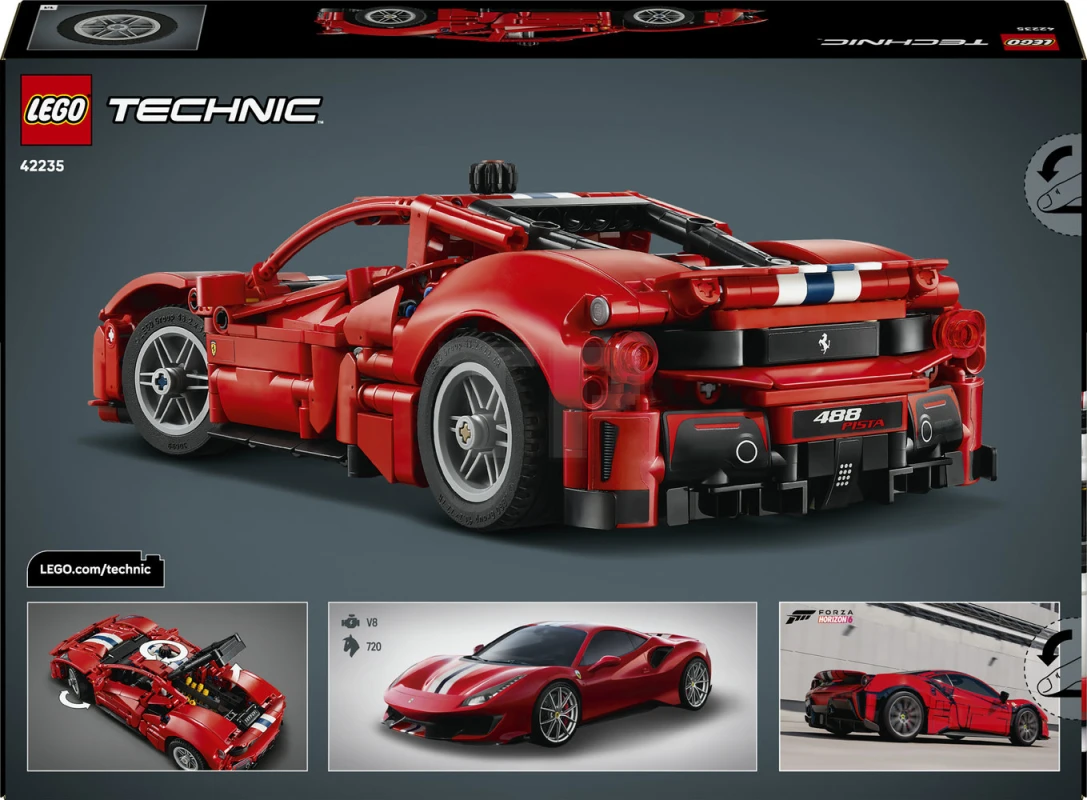 LEGO&reg; 42235 Coche Ferrari 488 PISTA
