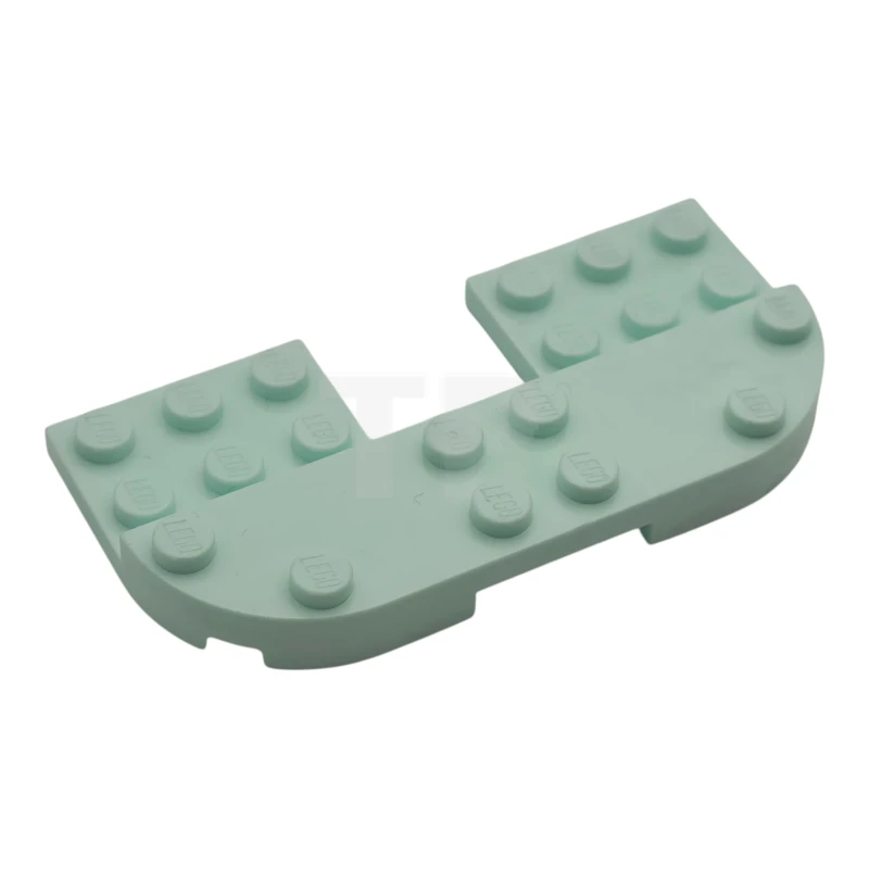 LEGO&reg; 6546602 - 73832 - Plate, Round 4 x 8 x 2/3, Raised 2 x 8 and 2 x 2 Cutout
