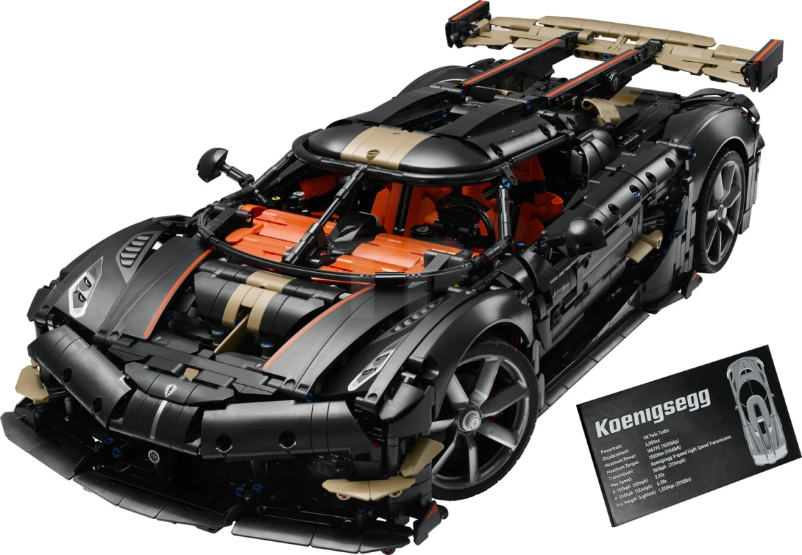 LEGO&reg; 42232 Hypercar Koenigsegg Sadair's Spear
