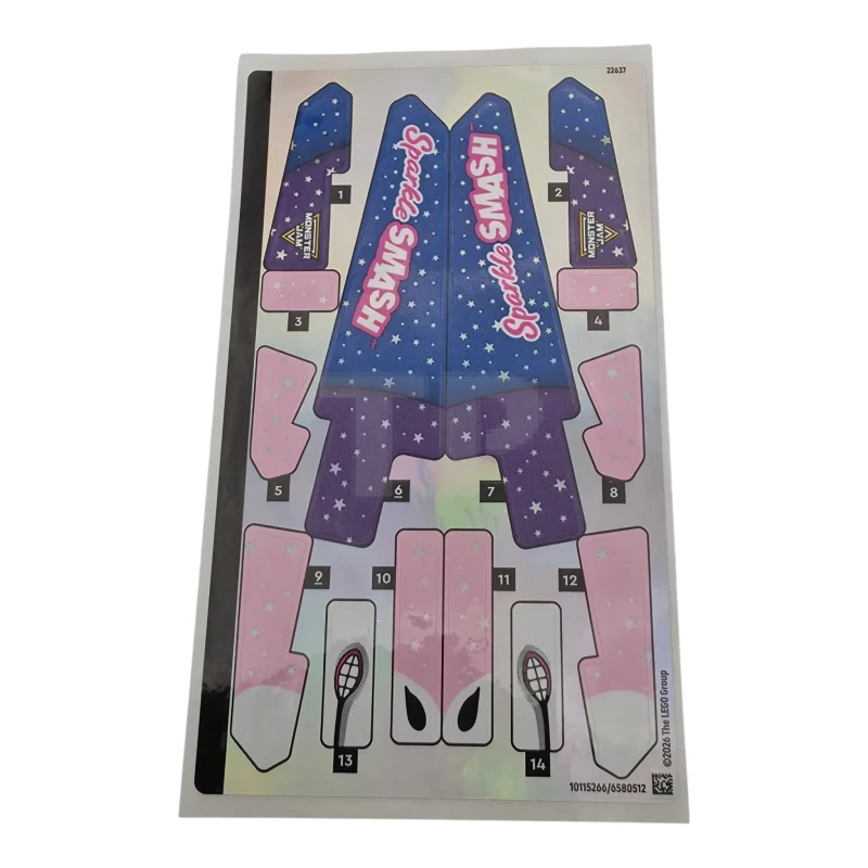 LEGO&reg;  - Sticker Sheet for Set 42220, Holographic Mirrored - (10115266/6580512)