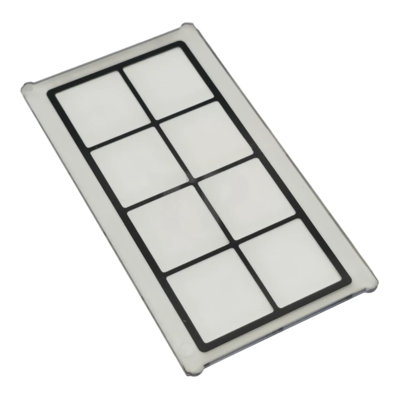 LEGO&reg;  - 57895pb162 - Glass for Window 1 x 4 x 6 with Black Lattice Pattern