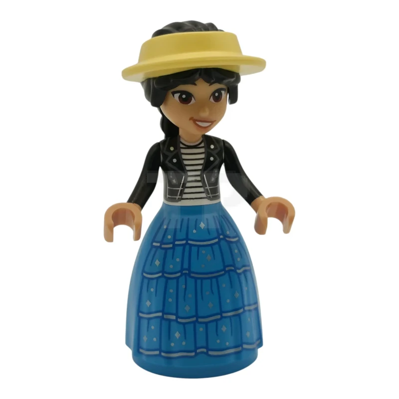 LEGO&reg; frnd0895 Friends Liann - Black Leather Jacket, Dark Azure Skirt with Ruffles