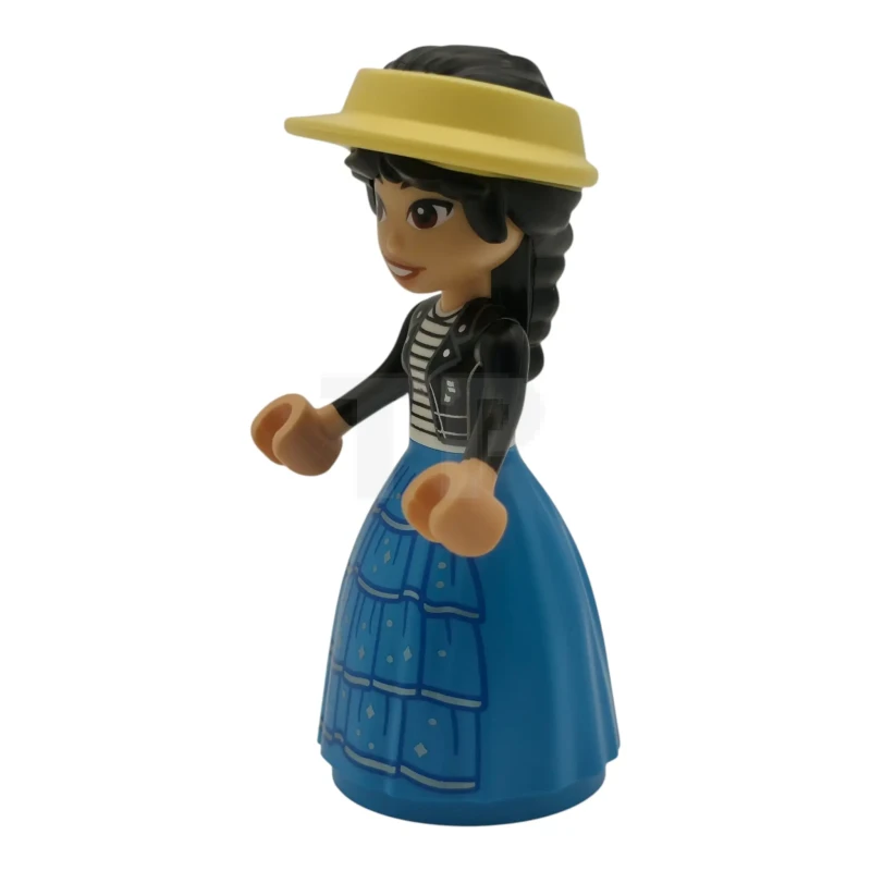 LEGO&reg; frnd0895 Friends Liann - Black Leather Jacket, Dark Azure Skirt with Ruffles