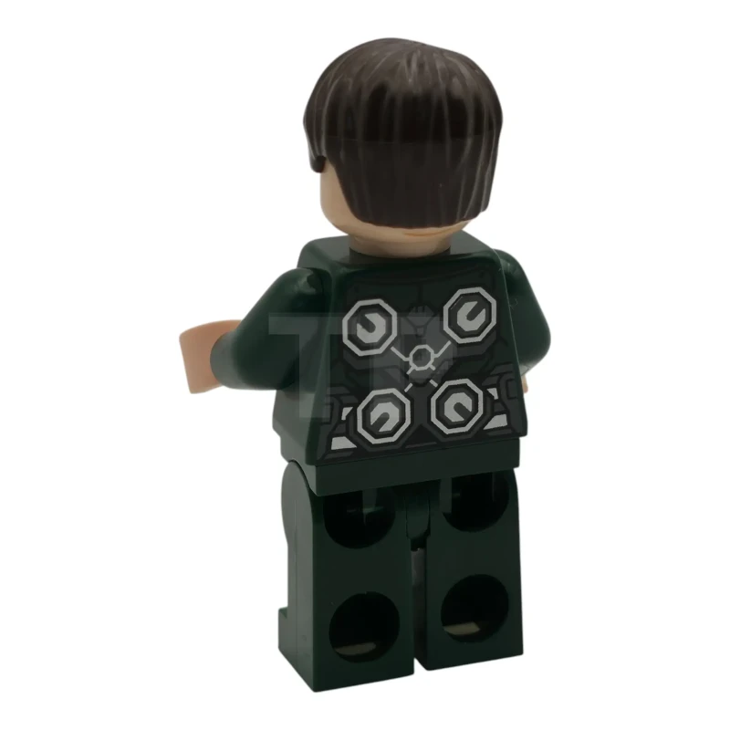 LEGO&reg; sh1120 Dr. Octopus (Otto Octavius) / Doc Ock - Traje verde oscuro, Pelo castaño oscuro