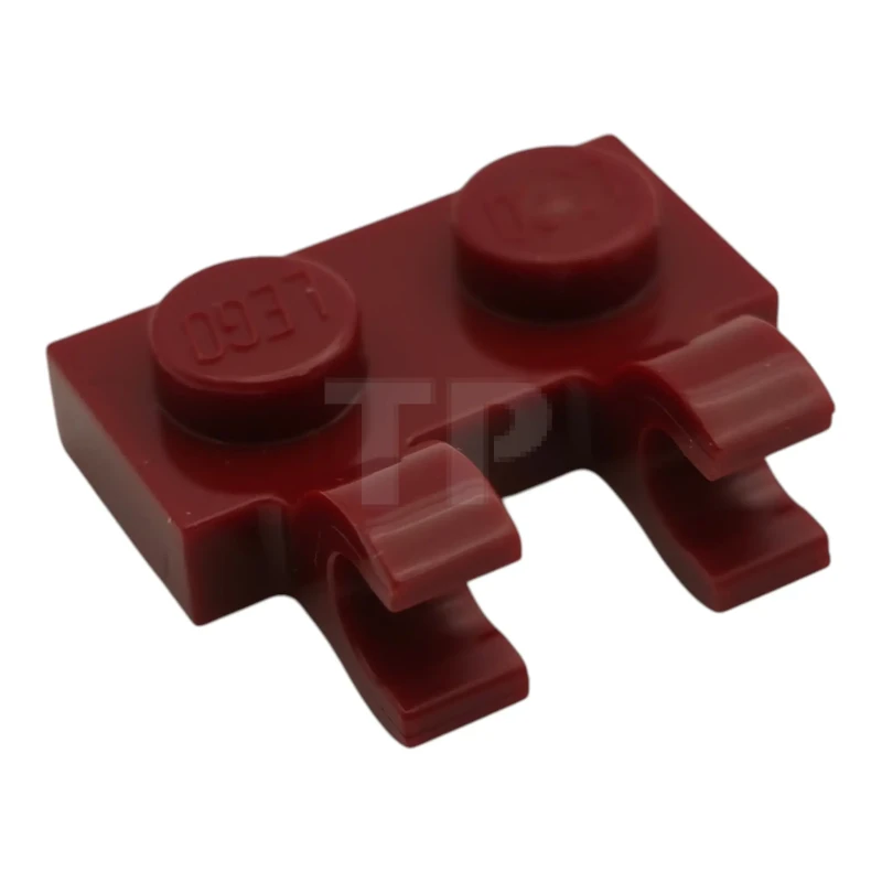 LEGO&reg; 6584061 - 60470b - Plate, Modified 1 x 2 with Clips Horizontal (open O clips)
