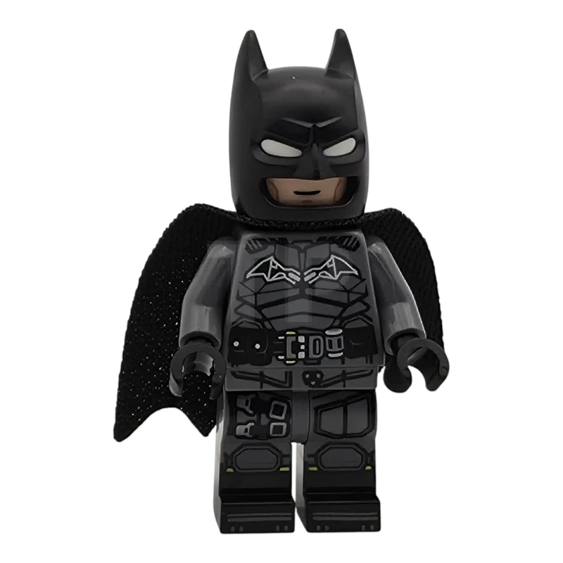 LEGO&reg; sh1121 Batman - Dark Bluish Gray Suit, Cowl with White Eyes, Black Boots