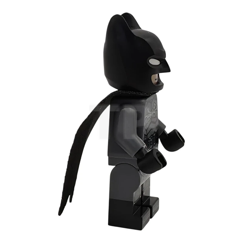 LEGO&reg; sh1121 Batman - Dark Bluish Gray Suit, Cowl with White Eyes, Black Boots