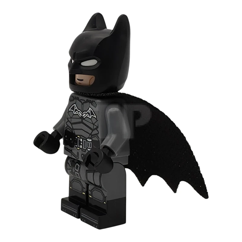 LEGO&reg; sh1121 Batman - Dark Bluish Gray Suit, Cowl with White Eyes, Black Boots