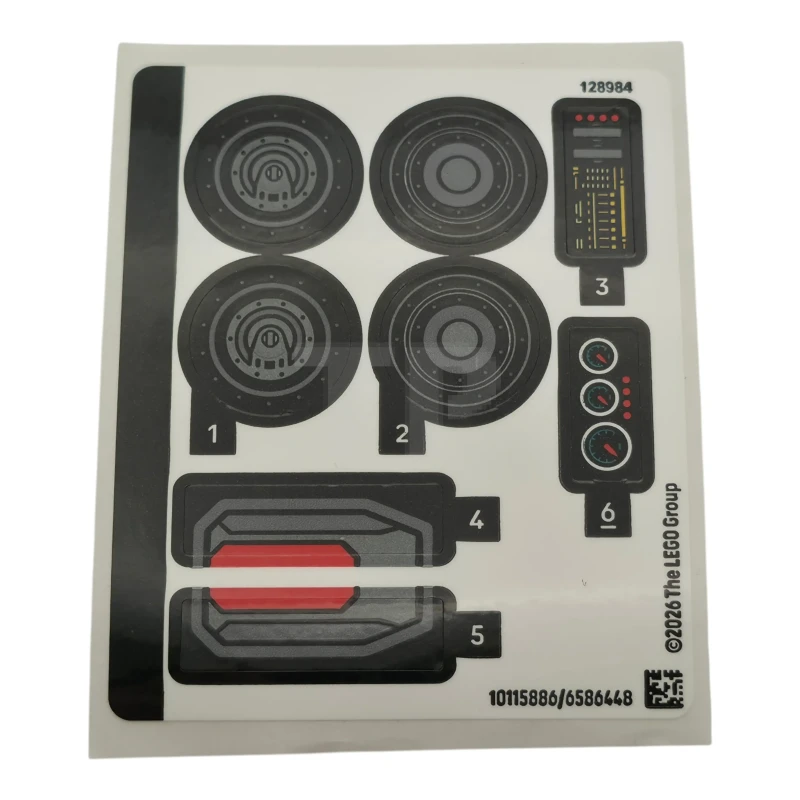 LEGO&reg;  - Sticker Sheet for Set 76332 - (10115886/6586448)