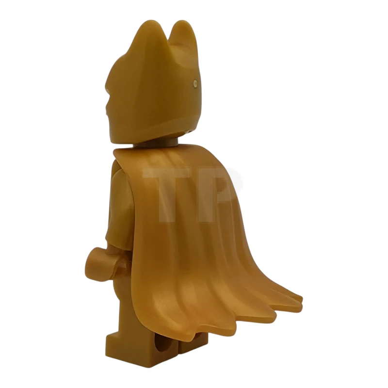 LEGO&reg; sh1124 Batman - Traje Dorado Perlado, Capa de Goma Flexible