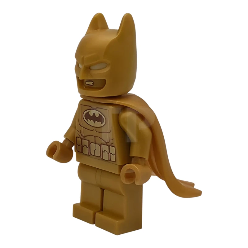 LEGO&reg; sh1124 Batman - Traje Dorado Perlado, Capa de Goma Flexible