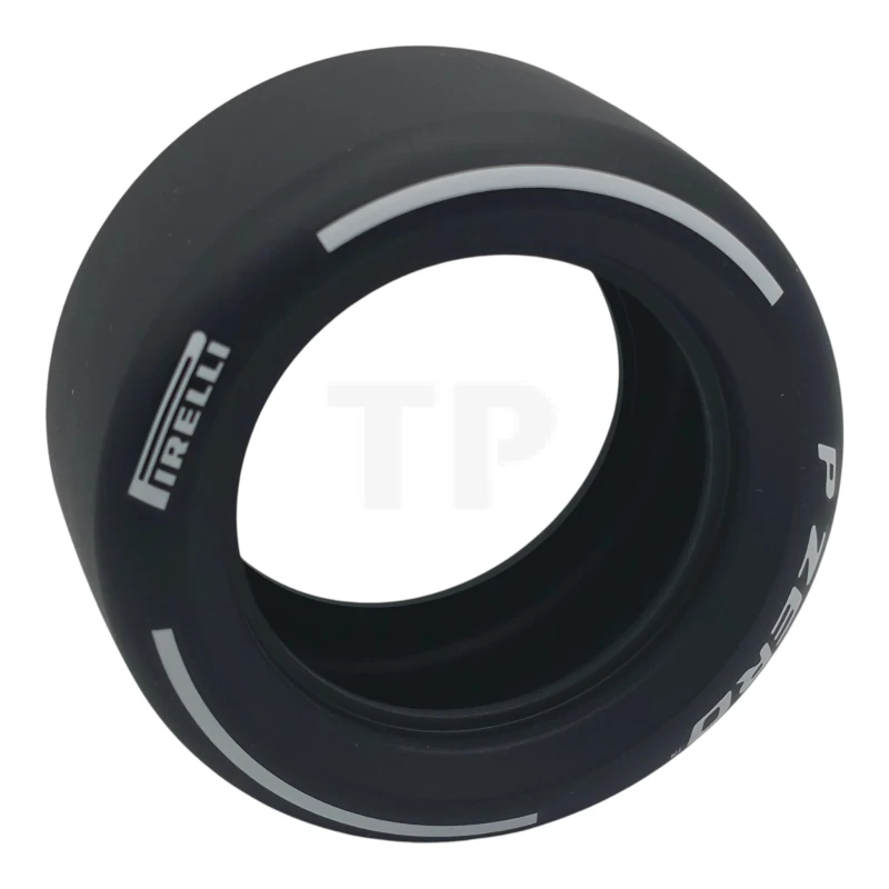 LEGO&reg;  - 4410pb03 - Band 81,6 mm dik x 44 mm glad met wit 'PIRELLI', 'P ZERO' en bogenpatroon