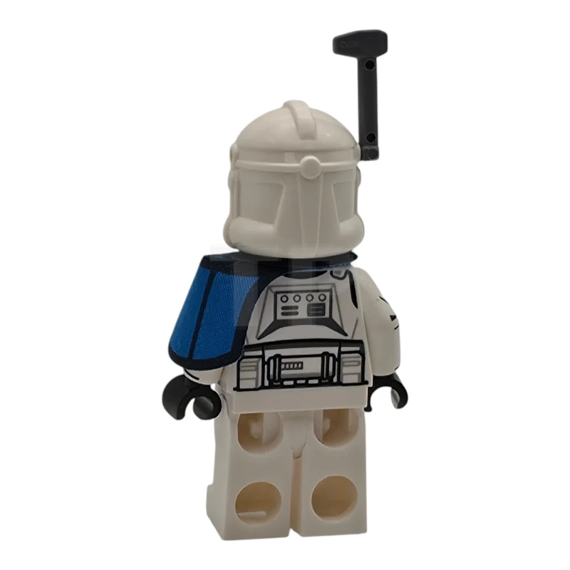 LEGO&reg; sw1315 Capitano Rex, soldato clone della Legione 501 (Fase 2) - Spallacci in tessuto blu, telemetro, braccia stampate in bianco
