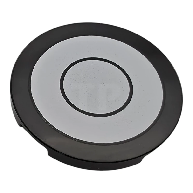 LEGO&reg; 6605237 - 67095pb135 - Tile, Round 3 x 3 with White Concentric Circles Pattern (Pokémon Poké Ball Button)