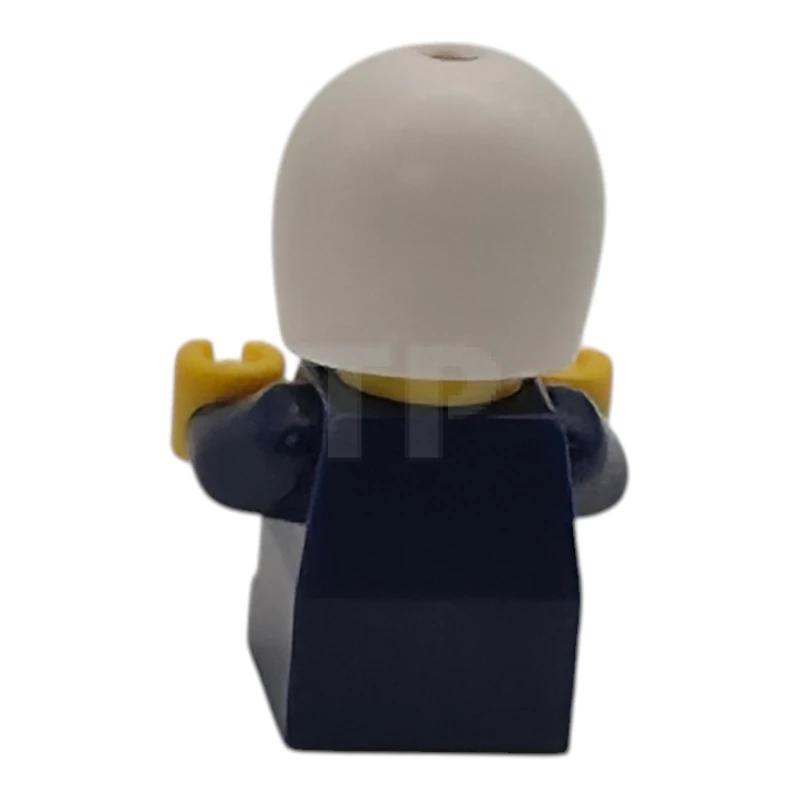 LEGO&reg; cty1941 Chauffeur Junior - Donkerblauw lichaam, witte helm (politieagent)