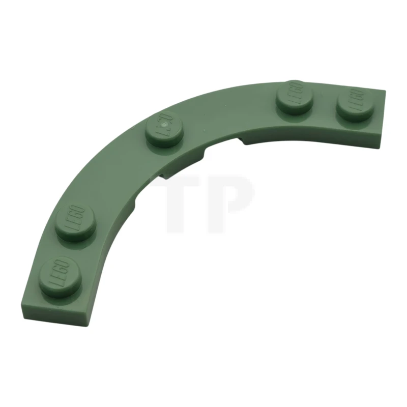 LEGO&reg; 6584303 - 80015 - Plate 5 x 5 Round Corner with 4 x 4 Curved Cutout
