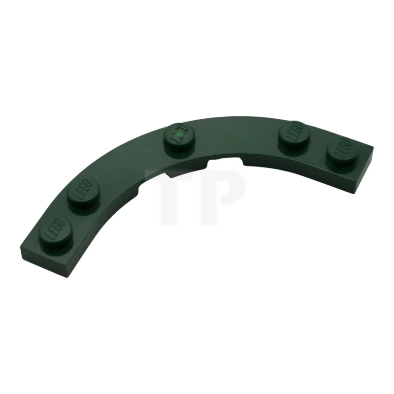LEGO&reg; 6601265 - 80015 - Plate 5 x 5 Round Corner with 4 x 4 Curved Cutout