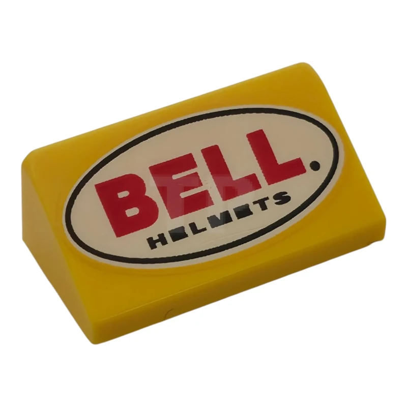 LEGO&reg;  - 85984pb509 - Slope 30° 1 x 2 x 2/3 with 'BELL HELMETS' Logo Pattern