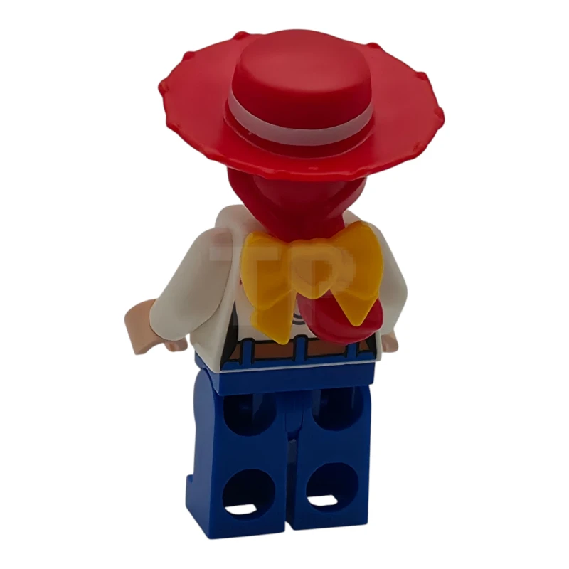 LEGO&reg; dis193 Jessie - Normal Legs, Minifigure Head and Bow, Printed Dark Orange Boot Tips, Sheriff Star Badge
