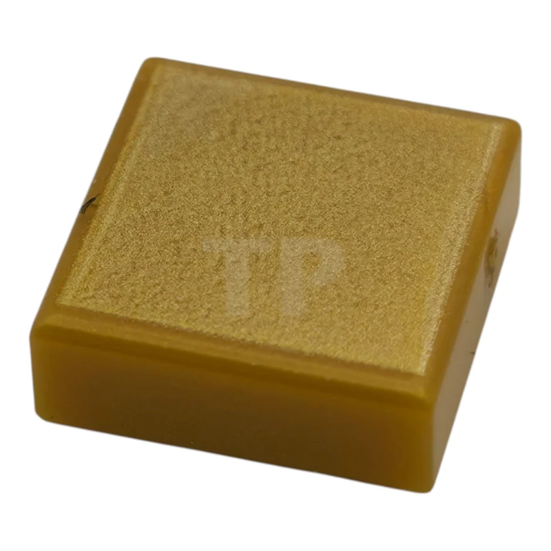 LEGO&reg; 6576385 - 3070pb398 - Tile 1 x 1 with Metallic Gold Surface Pattern