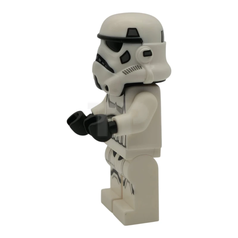 LEGO&reg; sw1455 Imperial Stormtrooper - Male, Dual Molded Helmet with Light Bluish Gray Panels on Back, Shoulder Belts, Medium Nougat Head