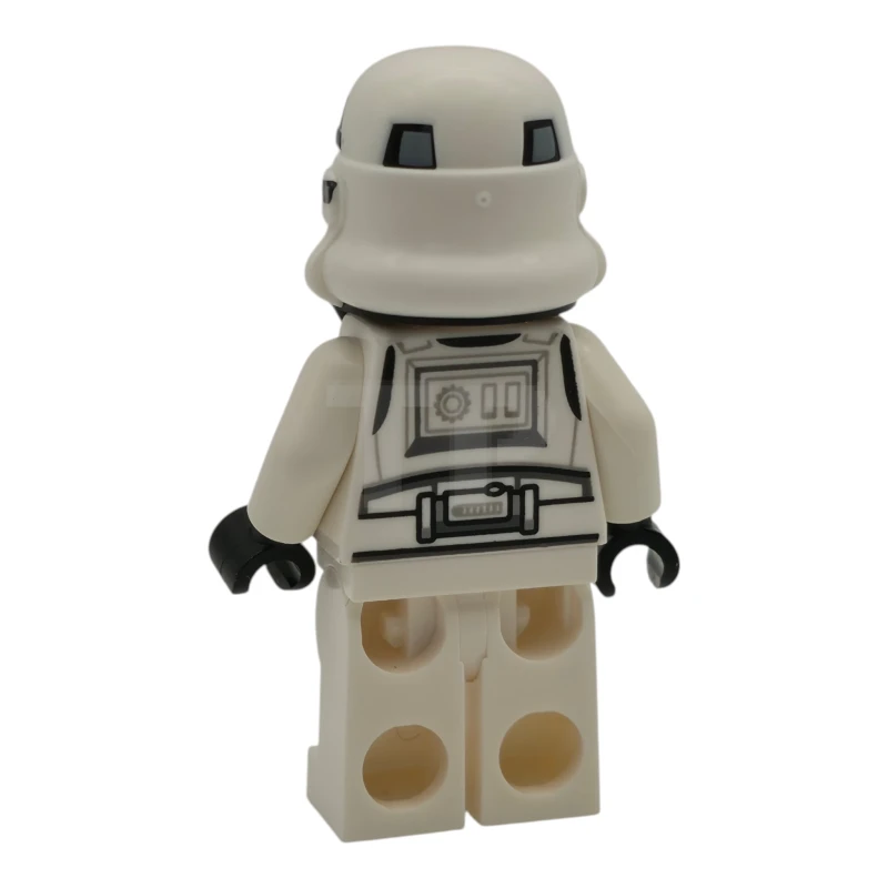 LEGO&reg; sw1456 Imperial Stormtrooper - Female, Dual Molded Helmet with Light Bluish Gray Panels on Back, Shoulder Belts, Light Nougat Head