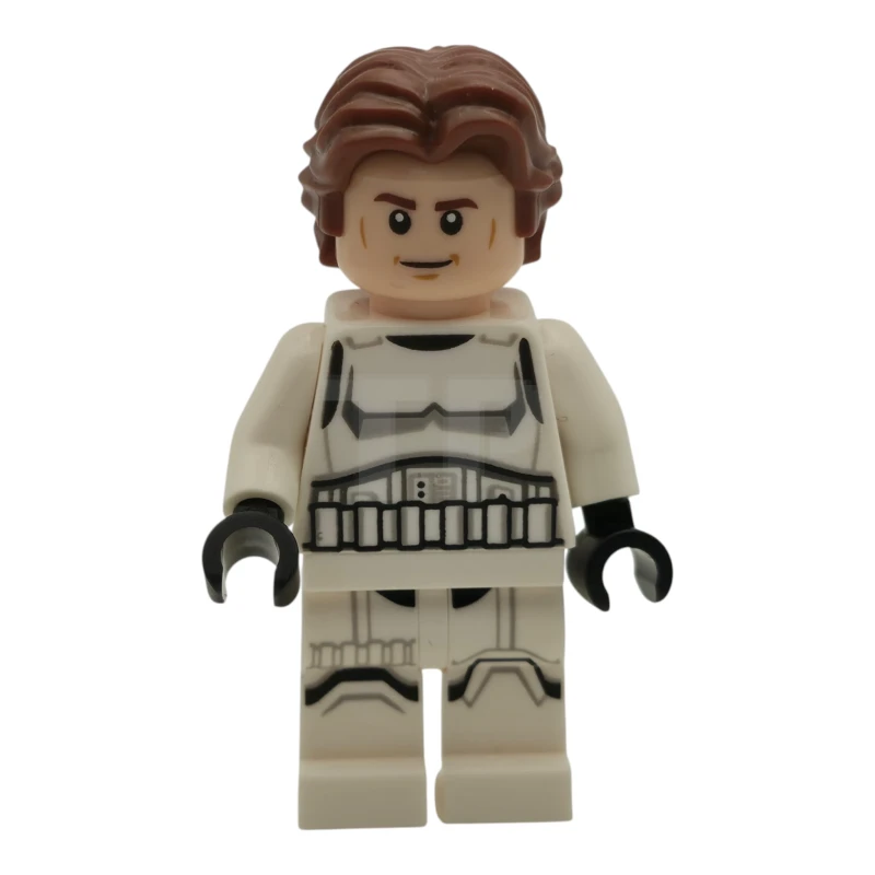 LEGO&reg; sw1458 Han Solo - Stormtrooper Outfit, Printed Legs, Shoulder Belts, Smile / Angry
