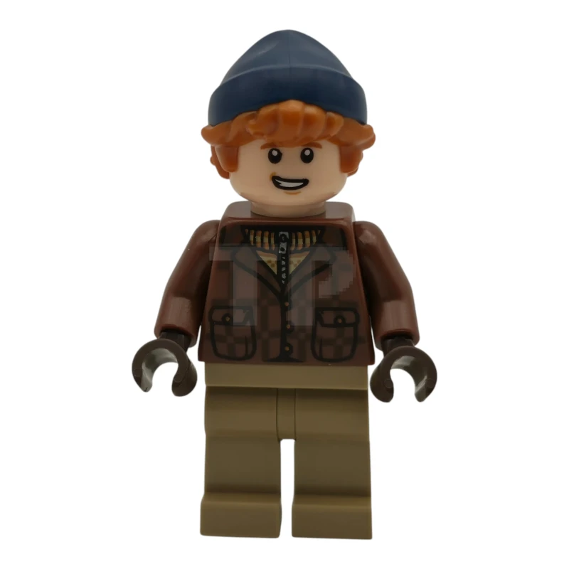 LEGO&reg; hp585 Ron Weasley: chaqueta marrón rojiza, pantalones de color beige oscuro y gorro azul oscuro