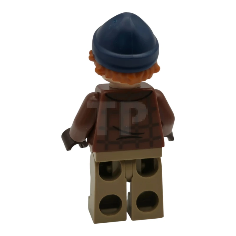 LEGO&reg; hp585 Ron Weasley: chaqueta marrón rojiza, pantalones de color beige oscuro y gorro azul oscuro