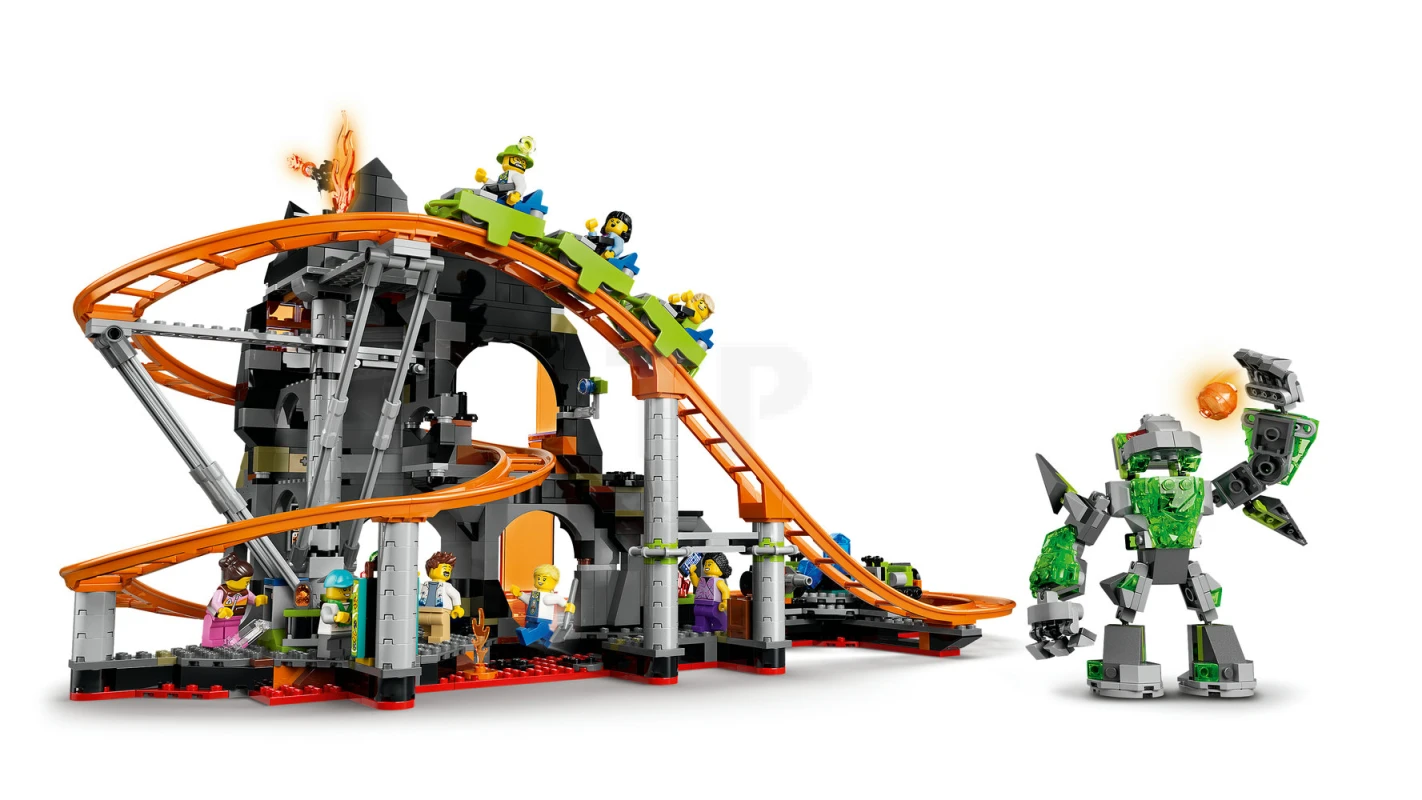 LEGO&reg; 60501 Lava Land Roller Coaster Park