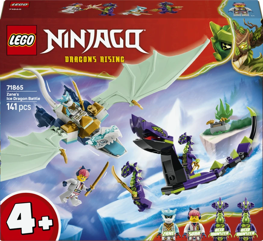 LEGO&reg; 71865 Zane's Ice Dragon Battle