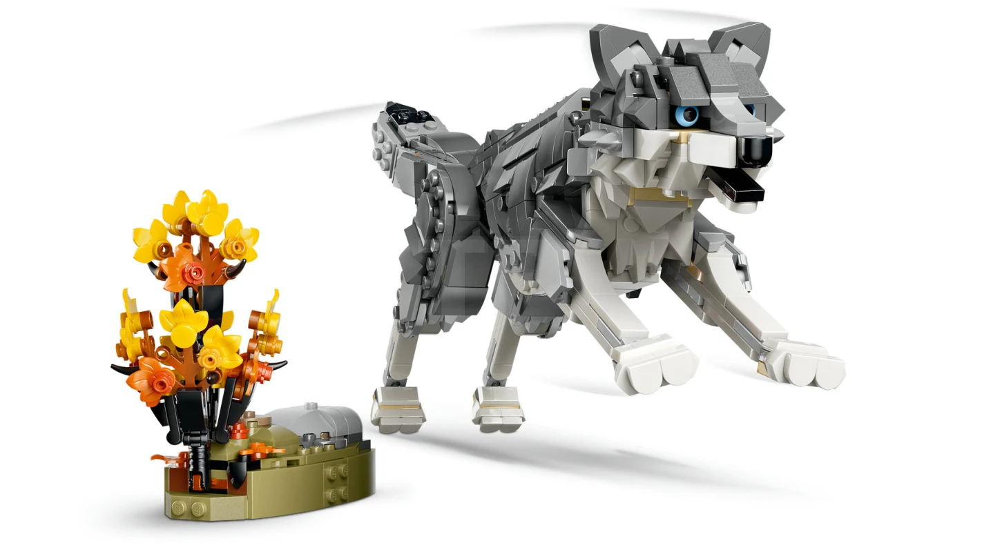 LEGO&reg; 31393 Forest Animals: Gray Wolf